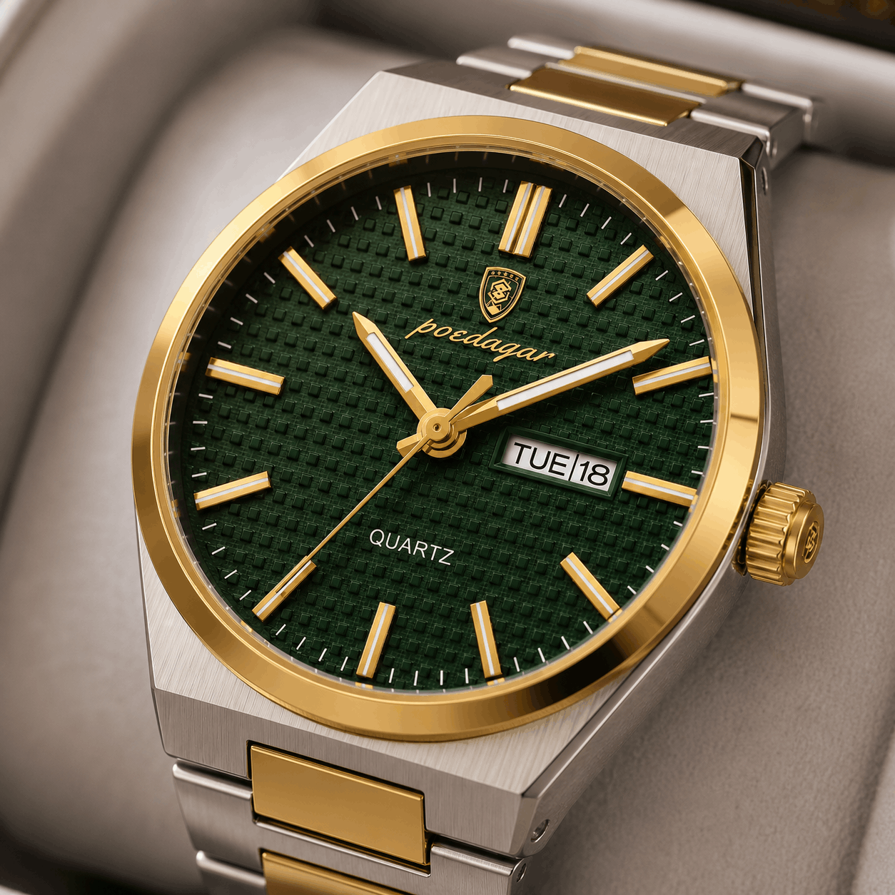 Signature Green Dial Luxury Watch for Men