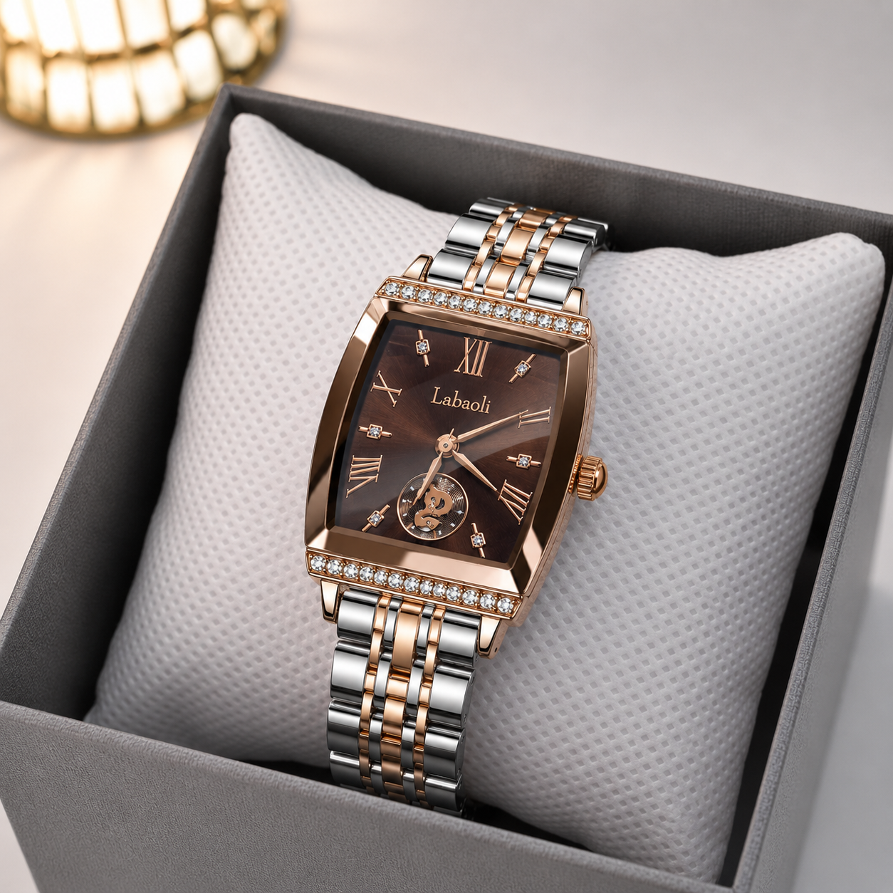 Brown Dial Men’s Luxury Watch