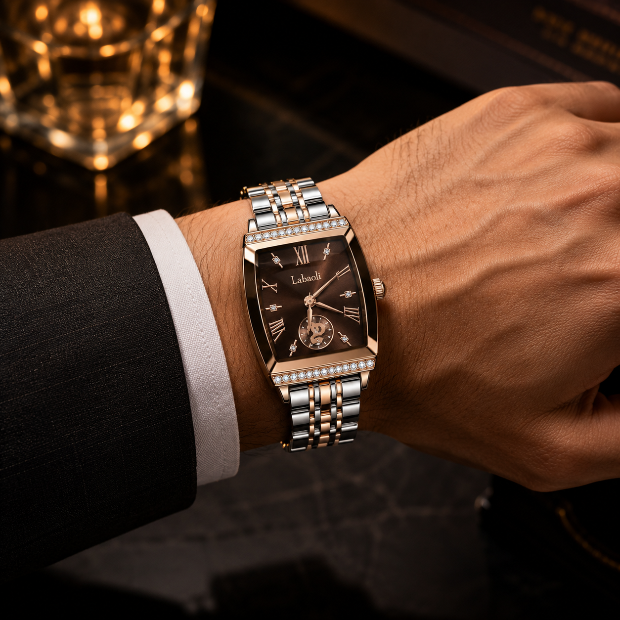 Brown Dial Men’s Luxury Watch