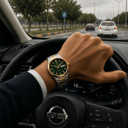 Signature Green Dial Luxury Watch for Men