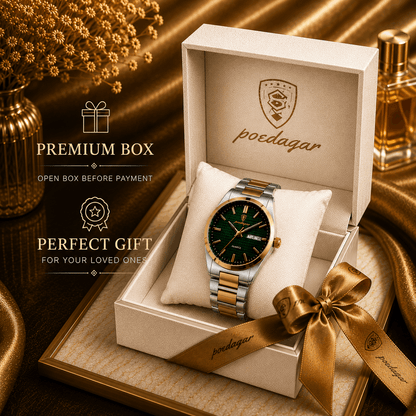 Signature Green Dial Luxury Watch for Men
