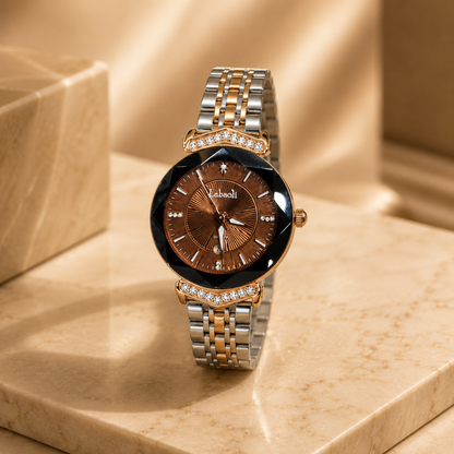 Crystal Blue Dial Women's Luxury Watch