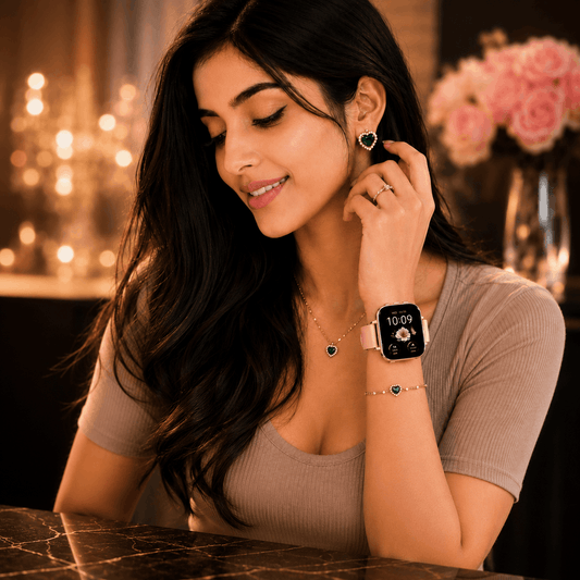 Luxury Women's Smart Watch 5-in-1 Gift Set